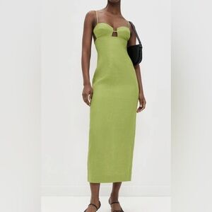 Reformation Malibu Linen Dress Size 8